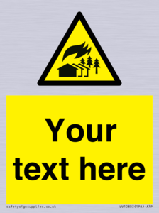 Custom Warning: Large scale fire zone